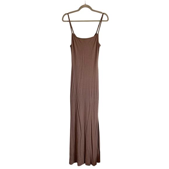 SKIMS Soft Lounge Long Slip Dress Oxide - Picture 4 of 8